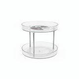 AKDC 2 - Tier Turnable Storage Tray 27cm*24cm, Clear & Transparent - Al Kabayel Discount CentreAKDC 2 - Tier Turnable Storage Tray 27cm*24cm, Clear & TransparentOrganizers & AccessoriesAKDCAl Kabayel Discount Centre