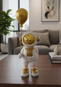 AKDC 20cm Ceramic Astronaut Holding Balloon Décor in White with Gold | Elegant Space - Themed Home Décor Accent - Al Kabayel Discount CentreAKDC 20cm Ceramic Astronaut Holding Balloon Décor in White with Gold | Elegant Space - Themed Home Décor AccentHome Décor AccentsAKDCAl Kabayel Discount Centre