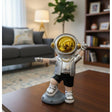 AKDC 21cm Ceramic Astronaut Figurine in Silver with Gold Accents | Luxury Modern Space Décor Sculpture - Al Kabayel Discount CentreAKDC 21cm Ceramic Astronaut Figurine in Silver with Gold Accents | Luxury Modern Space Décor SculptureHome Décor AccentsAKDCAl Kabayel Discount Centre