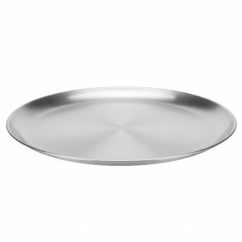 AKDC 21cm Round Aluminum Plate – Home & Catering Use - Al Kabayel Discount CentreAKDC 21cm Round Aluminum Plate – Home & Catering UsePlatesAKDCAl Kabayel Discount Centre