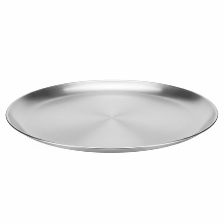 AKDC 21cm Round Aluminum Plate – Home & Catering Use - Al Kabayel Discount CentreAKDC 21cm Round Aluminum Plate – Home & Catering UsePlatesAKDCAl Kabayel Discount Centre