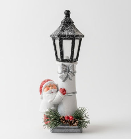 AKDC 24cm Santa Lantern Christmas Décor | Mini Red Lantern with Santa Figure Display - Al Kabayel Discount CentreAKDC 24cm Santa Lantern Christmas Décor | Mini Red Lantern with Santa Figure DisplayHome Décor AccentsAKDCAl Kabayel Discount Centre