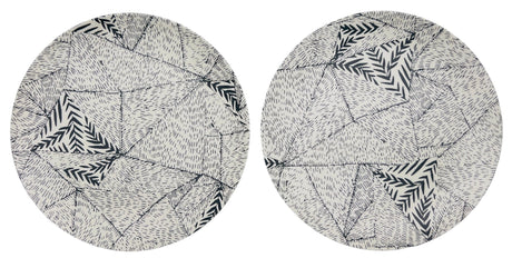 AKDC 2pcs Round Bamboo Fibre Plate 24.5cm, Black/White - Al Kabayel Discount CentreAKDC 2pcs Round Bamboo Fibre Plate 24.5cm, Black/WhitePlatesAKDCAl Kabayel Discount Centre