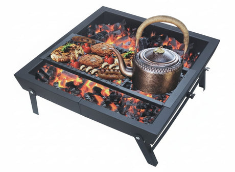 AKDC 3 - in - 1 Multi - Functional BBQ Grill | Portable Black Charcoal Grill with Roasting & Steaming Function | Ideal for Outdoor Camping & Garden Parties - Al Kabayel Discount CentreAKDC 3 - in - 1 Multi - Functional BBQ Grill | Portable Black Charcoal Grill with Roasting & Steaming Function | Ideal for Outdoor Camping & Garden PartiesBBQ Grills & Fire PitsAKDCAl Kabayel Discount Centre