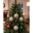 AKDC 3 - Piece Gold Christmas Hanging Ball Décor Set – Silver Glitter Finish Ornaments for Holiday Trees - Al Kabayel Discount CentreAKDC 3 - Piece Gold Christmas Hanging Ball Décor Set – Silver Glitter Finish Ornaments for Holiday TreesHome Décor AccentsAKDCAl Kabayel Discount Centre