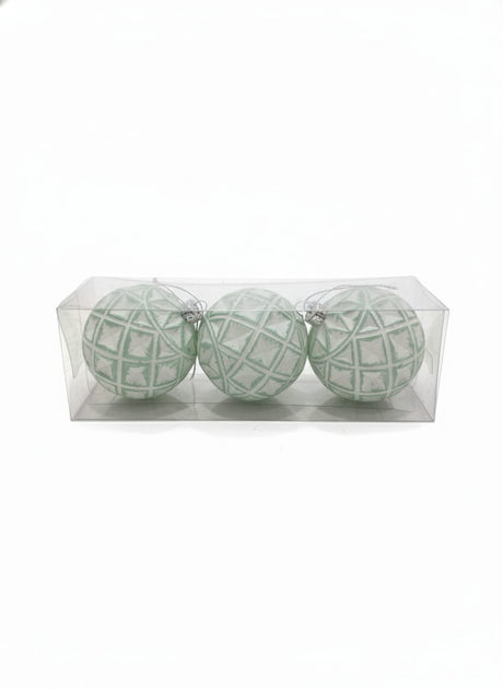 AKDC 3 - Piece Gold & White Christmas Hanging Ball Décor with Green Accents – Elegant Holiday Ornament Set - Al Kabayel Discount CentreAKDC 3 - Piece Gold & White Christmas Hanging Ball Décor with Green Accents – Elegant Holiday Ornament SetHome Décor AccentsAKDCAl Kabayel Discount Centre