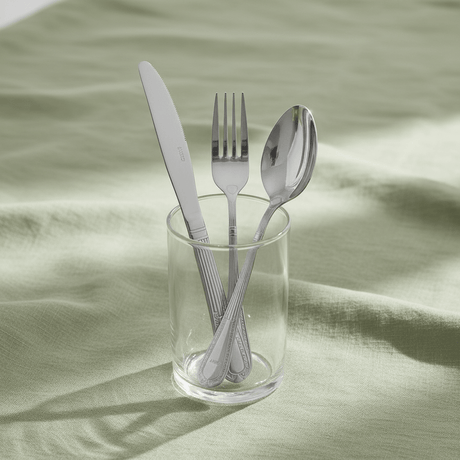 AKDC 3 Piece Stainless Steel Cutlery Set Including Knife Dinner Spoon and Fork Compact and Durable Dining Set 20x20x23 cm - Al Kabayel Discount CentreAKDC 3 Piece Stainless Steel Cutlery Set Including Knife Dinner Spoon and Fork Compact and Durable Dining Set 20x20x23 cmKitchen Utensils & GadgetsAKDCAl Kabayel Discount Centre