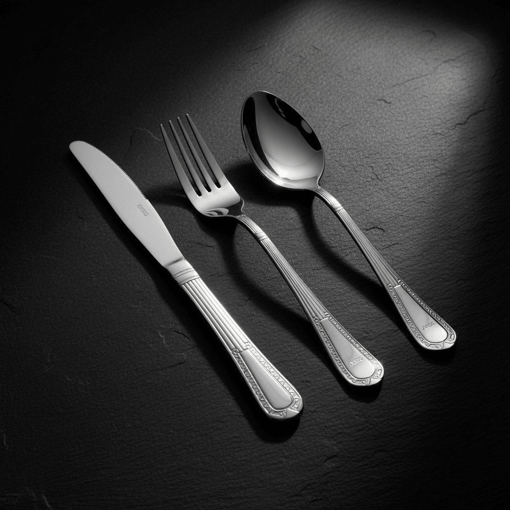 AKDC 3 Piece Stainless Steel Cutlery Set Including Knife Dinner Spoon and Fork Compact and Durable Dining Set 20x20x23 cm - Al Kabayel Discount CentreAKDC 3 Piece Stainless Steel Cutlery Set Including Knife Dinner Spoon and Fork Compact and Durable Dining Set 20x20x23 cmKitchen Utensils & GadgetsAKDCAl Kabayel Discount Centre