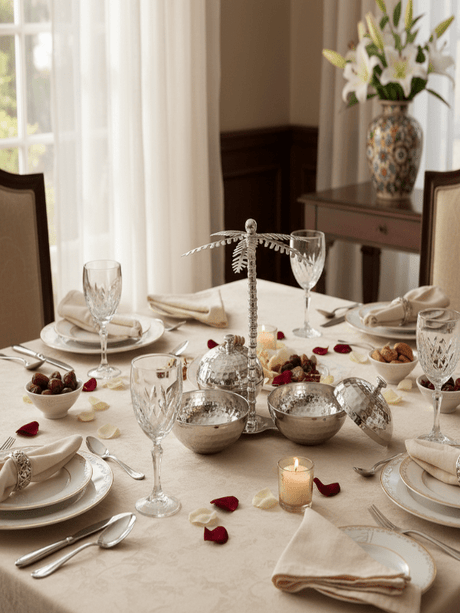 AKDC 3 - Section Metal Candy Bowl – Premium Silver Finish, Divided Serving Bowl for Snacks & Sweets, 30 cm - Al Kabayel Discount CentreAKDC 3 - Section Metal Candy Bowl – Premium Silver Finish, Divided Serving Bowl for Snacks & Sweets, 30 cmJars & Food SaversAKDCAl Kabayel Discount Centre