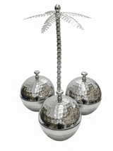 AKDC 3 - Section Metal Candy Bowl – Premium Silver Finish, Divided Serving Bowl for Snacks & Sweets, 30 cm - Al Kabayel Discount CentreAKDC 3 - Section Metal Candy Bowl – Premium Silver Finish, Divided Serving Bowl for Snacks & Sweets, 30 cmJars & Food SaversAKDCAl Kabayel Discount Centre