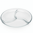 AKDC 3 - Section Round Glass Serving Plate – Divided Plate for Serving Multiple Snacks & Appetizers 25 cm - Al Kabayel Discount CentreAKDC 3 - Section Round Glass Serving Plate – Divided Plate for Serving Multiple Snacks & Appetizers 25 cmserving traysAKDCAl Kabayel Discount Centre