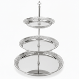 AKDC 3 - Tier Silver Metal Dessert & Candy Stand 40 cm Multi - Level Serving Tray for Parties & Events - Al Kabayel Discount CentreAKDC 3 - Tier Silver Metal Dessert & Candy Stand 40 cm Multi - Level Serving Tray for Parties & EventsServing TraysAKDCAl Kabayel Discount Centre