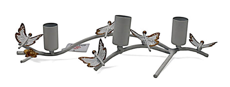 AKDC 3 - Way Metal Candle Holder – Decorative Butterfly - Themed Table Centerpiece for Elegant Ambience - Al Kabayel Discount CentreAKDC 3 - Way Metal Candle Holder – Decorative Butterfly - Themed Table Centerpiece for Elegant AmbienceHome Décor AccentsAKDCAl Kabayel Discount Centre
