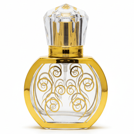 AKDC 30ml glass perfume bottle with gold finish refillable luxury fragrance container gift item - Al Kabayel Discount CentreAKDC 30ml glass perfume bottle with gold finish refillable luxury fragrance container gift itemPerfume BottlesAKDCAl Kabayel Discount Centre