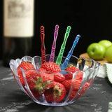 AKDC 30pcs Plastic Party Fruit Fork 8.5cm, Multicolour - Al Kabayel Discount CentreAKDC 30pcs Plastic Party Fruit Fork 8.5cm, MulticolourDisposableAKDCAl Kabayel Discount Centre