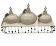 AKDC 3pcs Metal Candy Bowl with Holder 34cm*15cm*20cm, White - Al Kabayel Discount CentreAKDC 3pcs Metal Candy Bowl with Holder 34cm*15cm*20cm, WhiteBowlsAKDCAl Kabayel Discount Centre