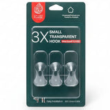 AKDC 3PCS Small Transparent Adhesive Hooks 2.2×6×2.3cm – Clear Multipurpose Wall Mount Hooks - Al Kabayel Discount CentreAKDC 3PCS Small Transparent Adhesive Hooks 2.2×6×2.3cm – Clear Multipurpose Wall Mount HooksOrganizers & AccessoriesAKDCAl Kabayel Discount Centre