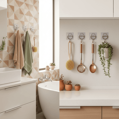 AKDC 3PCS Transparent Removable Adhesive Hooks 2.7×5.3×1.9cm – Strong Clear Plastic Wall Hooks - Al Kabayel Discount CentreAKDC 3PCS Transparent Removable Adhesive Hooks 2.7×5.3×1.9cm – Strong Clear Plastic Wall HooksOrganizers & AccessoriesAKDCAl Kabayel Discount Centre