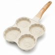 AKDC 4 - Compartment Non - Stick Egg Frying Pan with Wooden Handle – Beige, 19 cm - Al Kabayel Discount CentreAKDC 4 - Compartment Non - Stick Egg Frying Pan with Wooden Handle – Beige, 19 cmFrying Pan & Grill PanAKDCAl Kabayel Discount Centre