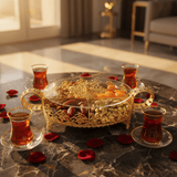 AKDC 4 - Section Nuts & Snacks Serving Tray with Acrylic Cover – Compartment Food Organizer Tray 20×15 cm - Al Kabayel Discount CentreAKDC 4 - Section Nuts & Snacks Serving Tray with Acrylic Cover – Compartment Food Organizer Tray 20×15 cmServing TraysAKDCAl Kabayel Discount Centre