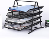 AKDC 4 Tier Mesh Letter Tray, Desk File Organizer Storage Sliding Paper Sorter, Desktop Document Holder - Al Kabayel Discount CentreAKDC 4 Tier Mesh Letter Tray, Desk File Organizer Storage Sliding Paper Sorter, Desktop Document HolderDocument TraysAKDCAl Kabayel Discount Centre