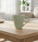 AKDC 400ml Light Green Ceramic Mug – Fresh Nature Inspired Design for Calm Mornings - Al Kabayel Discount CentreAKDC 400ml Light Green Ceramic Mug – Fresh Nature Inspired Design for Calm MorningsMugsAKDCAl Kabayel Discount Centre