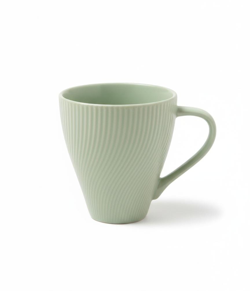AKDC 400ml Light Green Ceramic Mug – Fresh Nature Inspired Design for Calm Mornings - Al Kabayel Discount CentreAKDC 400ml Light Green Ceramic Mug – Fresh Nature Inspired Design for Calm MorningsMugsAKDCAl Kabayel Discount Centre