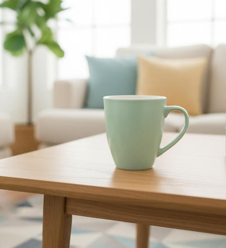 AKDC 400ml Light Green Ceramic Mug with Dotted Pattern – Fun, Playful & Eye - Catching Coffee Mug - Al Kabayel Discount CentreAKDC 400ml Light Green Ceramic Mug with Dotted Pattern – Fun, Playful & Eye - Catching Coffee MugMugsAKDCAl Kabayel Discount Centre