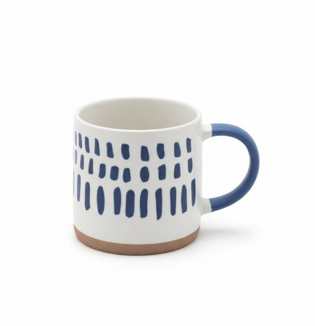 AKDC 400ml White Ceramic Mug with Blue Artistic Design – Modern Pattern Mug for Elegant Coffee Lovers - Al Kabayel Discount CentreAKDC 400ml White Ceramic Mug with Blue Artistic Design – Modern Pattern Mug for Elegant Coffee LoversMugsAKDCAl Kabayel Discount Centre
