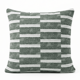 AKDC 42 cm Square Polyester Cushion – Green and White Striped Decorative Throw Pillow for Sofa Couch Bedroom and Home Decoration - Al Kabayel Discount CentreAKDC 42 cm Square Polyester Cushion – Green and White Striped Decorative Throw Pillow for Sofa Couch Bedroom and Home DecorationFloor Pillows & CushionsAKDCAl Kabayel Discount Centre