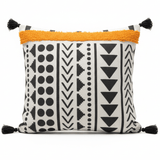 AKDC 45 cm Square Cotton Cushion – Stylish Black and White Decorative Throw Pillow for Sofa Couch Bed and Modern Home Decor - Al Kabayel Discount CentreAKDC 45 cm Square Cotton Cushion – Stylish Black and White Decorative Throw Pillow for Sofa Couch Bed and Modern Home DecorFloor Pillows & CushionsAKDCAl Kabayel Discount Centre