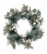 AKDC 46cm Classic Green Christmas Wreath | Decorative Hanging Wreath with Natural Leaves - Al Kabayel Discount CentreAKDC 46cm Classic Green Christmas Wreath | Decorative Hanging Wreath with Natural LeavesHome Décor AccentsAKDCAl Kabayel Discount Centre