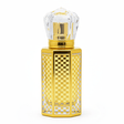 AKDC 50ml glass perfume bottle with gold finish luxury refillable fragrance container elegant gift item - Al Kabayel Discount CentreAKDC 50ml glass perfume bottle with gold finish luxury refillable fragrance container elegant gift itemPerfume BottlesAKDCAl Kabayel Discount Centre