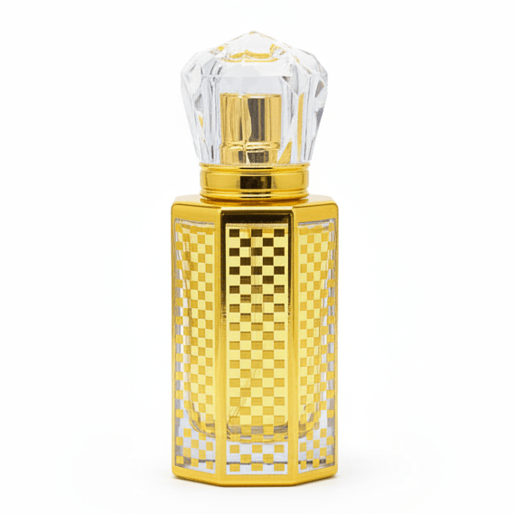 AKDC 50ml glass perfume bottle with gold finish luxury refillable fragrance container elegant gift item - Al Kabayel Discount CentreAKDC 50ml glass perfume bottle with gold finish luxury refillable fragrance container elegant gift itemPerfume BottlesAKDCAl Kabayel Discount Centre