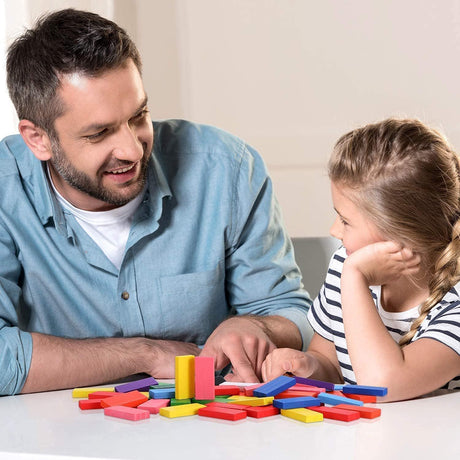 AKDC 54pcs Wooden Block Puzzle Playset, Multicolor Blocks - Al Kabayel Discount CentreAKDC 54pcs Wooden Block Puzzle Playset, Multicolor BlocksBoard GamesAKDCAl Kabayel Discount Centre