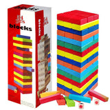 AKDC 54pcs Wooden Block Puzzle Playset, Multicolor Blocks - Al Kabayel Discount CentreAKDC 54pcs Wooden Block Puzzle Playset, Multicolor BlocksBoard GamesAKDCAl Kabayel Discount Centre