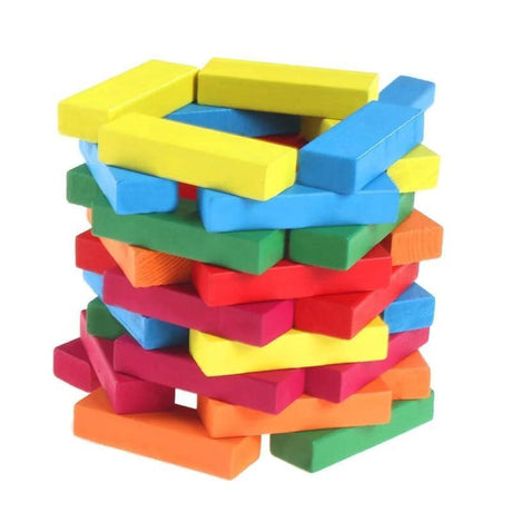 AKDC 54pcs Wooden Block Puzzle Playset, Multicolor Blocks - Al Kabayel Discount CentreAKDC 54pcs Wooden Block Puzzle Playset, Multicolor BlocksBoard GamesAKDCAl Kabayel Discount Centre