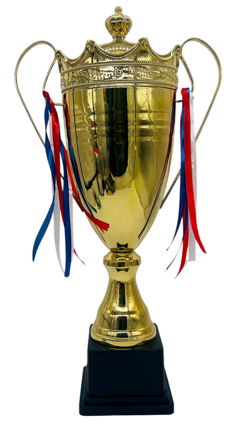 AKDC 57cm Gold Trophy Cup for Sports Tournaments and Competitions, Metal Award with Plastic Base, Perfect for Game Events - Al Kabayel Discount CentreAKDC 57cm Gold Trophy Cup for Sports Tournaments and Competitions, Metal Award with Plastic Base, Perfect for Game EventsSportsAKDCAl Kabayel Discount Centre