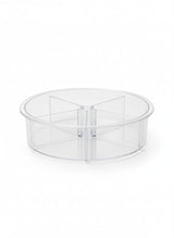 AKDC 6 - Compartment Rotating Acrylic Storage Organizer – Transparent Multipurpose Rack for Kitchen, Office & Vanity, 30.5×9 cm - Al Kabayel Discount CentreAKDC 6 - Compartment Rotating Acrylic Storage Organizer – Transparent Multipurpose Rack for Kitchen, Office & Vanity, 30.5×9 cmOrganizers & AccessoriesAKDCAl Kabayel Discount Centre