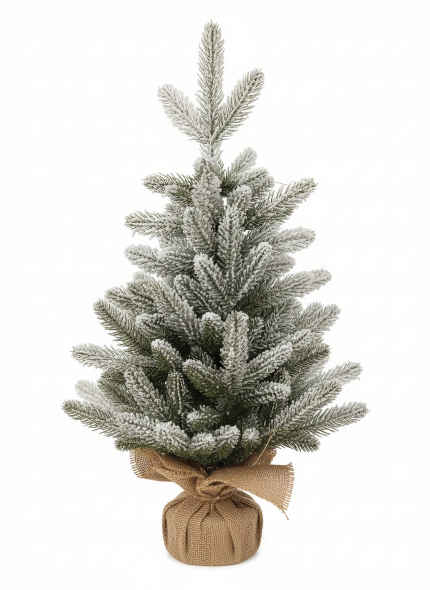 AKDC 63cm Deluxe Snowy Christmas Tree Décor | Frosted Pine Mini Tree for Festive Home Display - Al Kabayel Discount CentreAKDC 63cm Deluxe Snowy Christmas Tree Décor | Frosted Pine Mini Tree for Festive Home DisplayHome Décor AccentsAKDCAl Kabayel Discount Centre