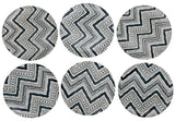 AKDC 6pcs Round Bamboo Fibre Plate 20cm, Black/White - Al Kabayel Discount CentreAKDC 6pcs Round Bamboo Fibre Plate 20cm, Black/WhitePlatesAKDCAl Kabayel Discount Centre