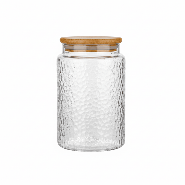 AKDC 800ml Glass Storage Jar with Natural Bamboo Lid Airtight Kitchen Organizer - Al Kabayel Discount CentreAKDC 800ml Glass Storage Jar with Natural Bamboo Lid Airtight Kitchen OrganizerFood ContainersAKDCAl Kabayel Discount Centre