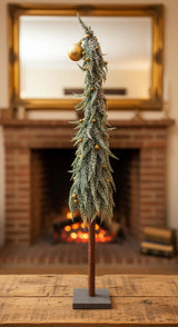 AKDC 80cm Christmas Décor Tree with Golden Hanging Balls | Festive Display Piece for Home Decoration - Al Kabayel Discount CentreAKDC 80cm Christmas Décor Tree with Golden Hanging Balls | Festive Display Piece for Home DecorationHome Décor AccentsAKDCAl Kabayel Discount Centre