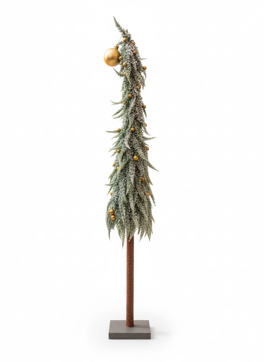 AKDC 80cm Christmas Décor Tree with Golden Hanging Balls | Festive Display Piece for Home Decoration - Al Kabayel Discount CentreAKDC 80cm Christmas Décor Tree with Golden Hanging Balls | Festive Display Piece for Home DecorationHome Décor AccentsAKDCAl Kabayel Discount Centre