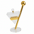 AKDC Acrylic Candy Bowl with Gold Metal Stand for Elegant Dessert and Candy Presentation – 28×13 cm - Al Kabayel Discount CentreAKDC Acrylic Candy Bowl with Gold Metal Stand for Elegant Dessert and Candy Presentation – 28×13 cmBowlsAKDCAl Kabayel Discount Centre