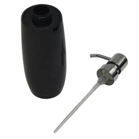 AKDC Acrylic Plastic Hand Soap DispenserÂ with Easy - to - Press Pump - 350ML - Black&Silver - Al Kabayel Discount CentreAKDC Acrylic Plastic Hand Soap DispenserÂ with Easy - to - Press Pump - 350ML - Black&SilverHome DÃ©cor AccentsAKDCAl Kabayel Discount Centre