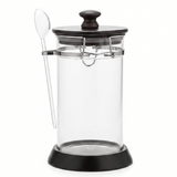 AKDC Acrylic Storage Canister with Elegant Spoon and Lid Stylish Food Storage and Serving Container 20 × 10 cm - Al Kabayel Discount CentreAKDC Acrylic Storage Canister with Elegant Spoon and Lid Stylish Food Storage and Serving Container 20 × 10 cmJars & Food SaversAKDCAl Kabayel Discount Centre