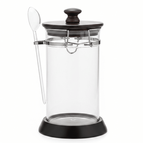 AKDC Acrylic Storage Canister with Elegant Spoon and Lid Stylish Food Storage and Serving Container 20 × 10 cm - Al Kabayel Discount CentreAKDC Acrylic Storage Canister with Elegant Spoon and Lid Stylish Food Storage and Serving Container 20 × 10 cmJars & Food SaversAKDCAl Kabayel Discount Centre