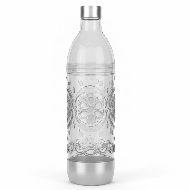 AKDC Acrylic Water Bottle with Silver Base and Cap for Stylish Drinking 1500 ml - Al Kabayel Discount CentreAKDC Acrylic Water Bottle with Silver Base and Cap for Stylish Drinking 1500 mlWater BottlesAKDCAl Kabayel Discount Centre