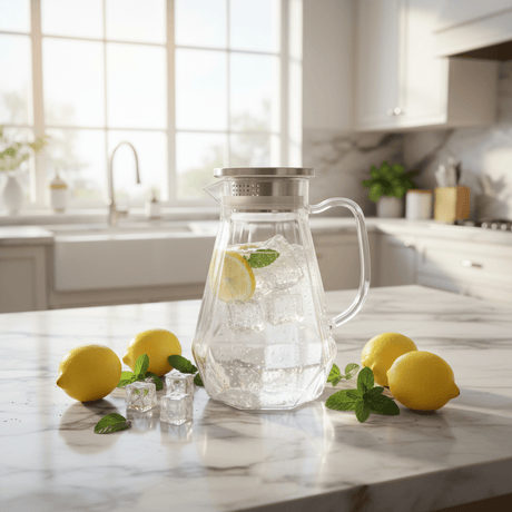 AKDC Acrylic Water Jug with SS Lid 1000ml, Clear & Transparent - Al Kabayel Discount CentreAKDC Acrylic Water Jug with SS Lid 1000ml, Clear & TransparentJugsAKDCAl Kabayel Discount Centre